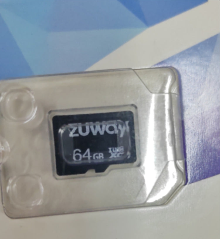 WiFi bulb security camera with 64GB memory card slot visible