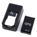 Mini GPS tracker with microSD card installed and matching GPS GF-07 cover