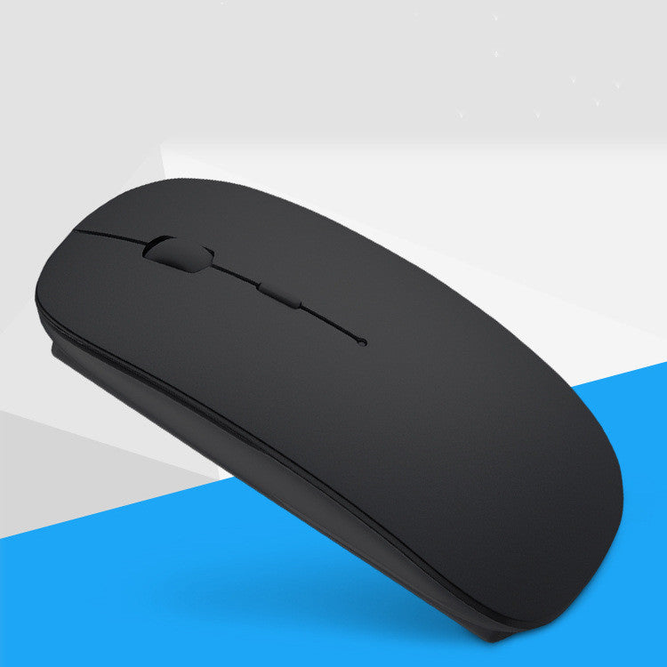 Bluetooth mouse, dark black matte finish with scroll wheel