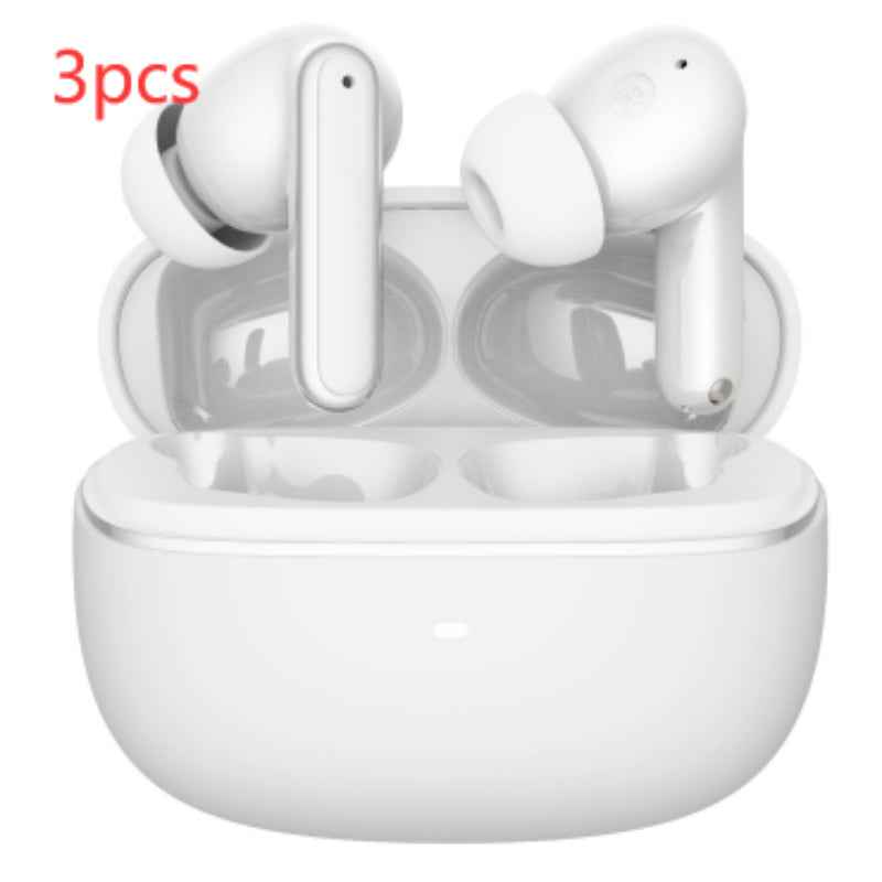 Wireless in-ear earbuds set, white 3pcs in charging case