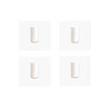 Thermal printing paper rolls in white sleeves, four-pack