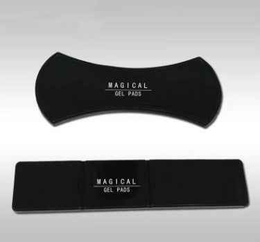 Black MAGICAL gel pads, 2-pad set