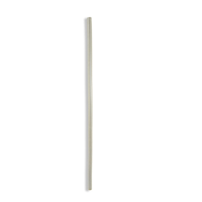 Straight clear drinking straw for a tumbler.