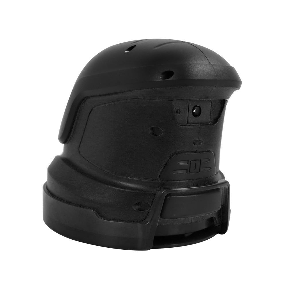 Cordless electric ice scraper with black protective housing
