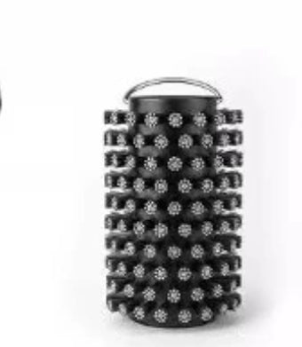 Replacement electric grill brush head with dense small bristles in a cylinder