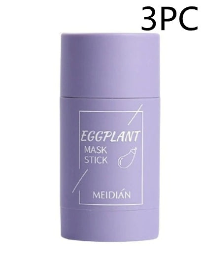 Eggplant purple mask stick clay, 3-piece set
